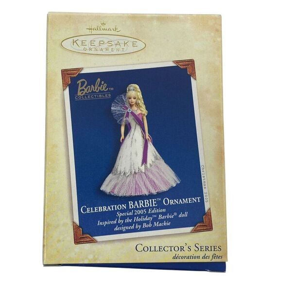 2005 Celebration BARBIE Hallmark Ornament 6th in Series - Picture 5 of 5